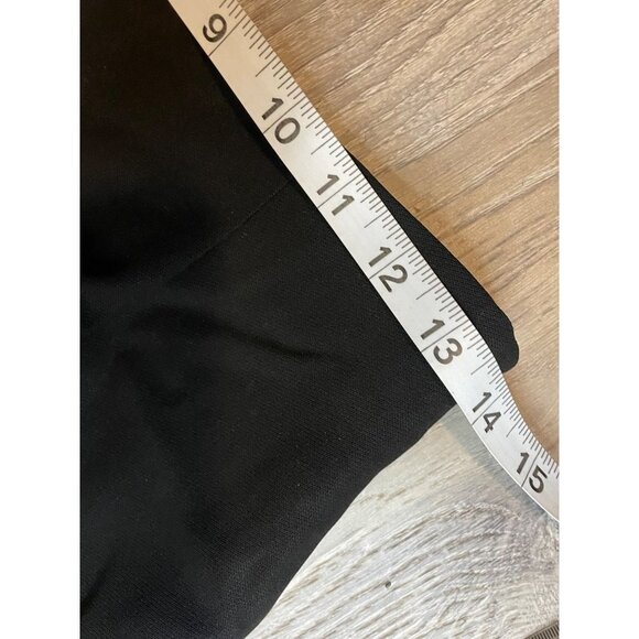 Dana Buchman Black Pleated High Waisted Wool Pants Sz 6P - Picture 6 of 10